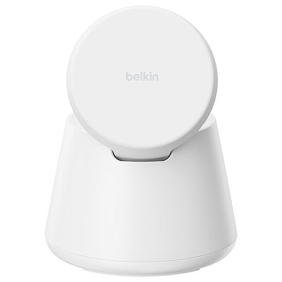 Chargeur Belkin UltraCharge Station Recharge Modulaire 25W Qi2 - Blanc - Autre vue