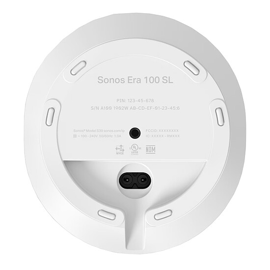 Enceinte sans fil SONOS Pack de 2 Era 100 SL Blanc - Autre vue