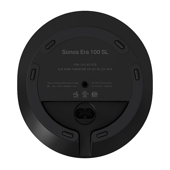 Enceinte sans fil SONOS Pack de 2 Era 100 SL Noir - Autre vue