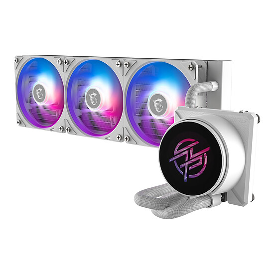 Watercooling AIO MSI MPG CORELIQUID P22 360 Blanc - Autre vue