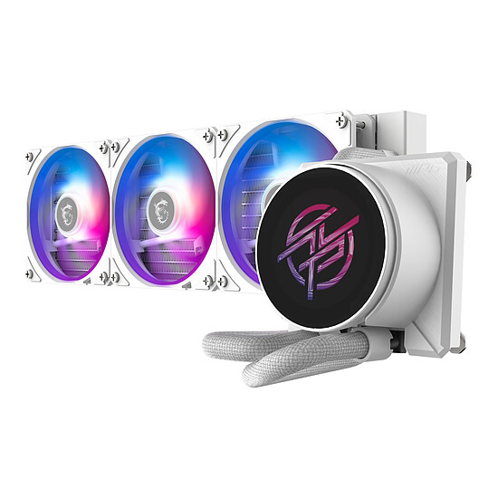 Watercooling AIO MSI MPG CORELIQUID P22 360 Blanc - Autre vue