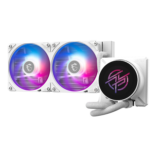 Watercooling AIO MSI MPG CORELIQUID P22 240 Blanc - Autre vue