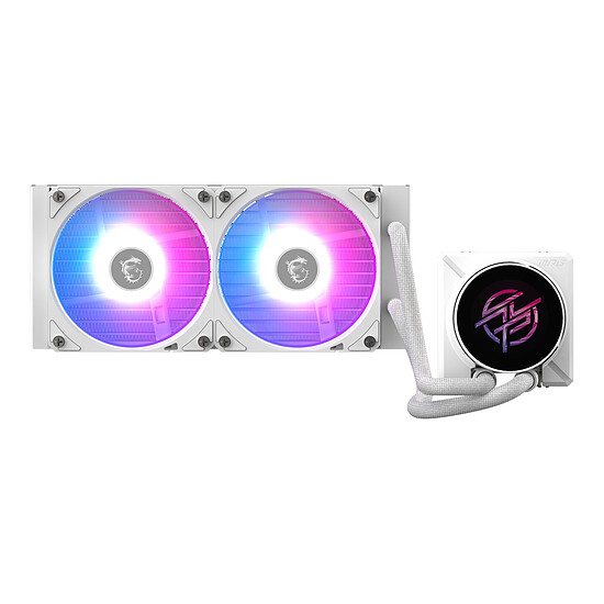 Watercooling AIO MSI MPG CORELIQUID P22 240 Blanc - Autre vue