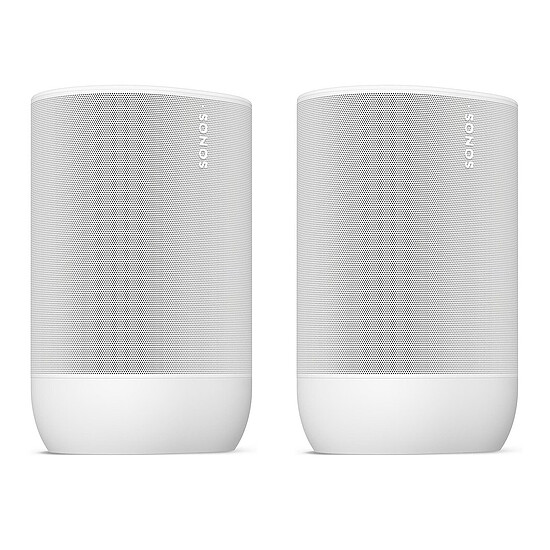 Enceinte sans fil SONOS Pack de 2x Move 2 Blanc - Autre vue