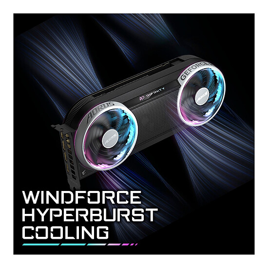 Carte graphique Gigabyte AORUS GeForce RTX 5070 INFINITY 12G - Autre vue