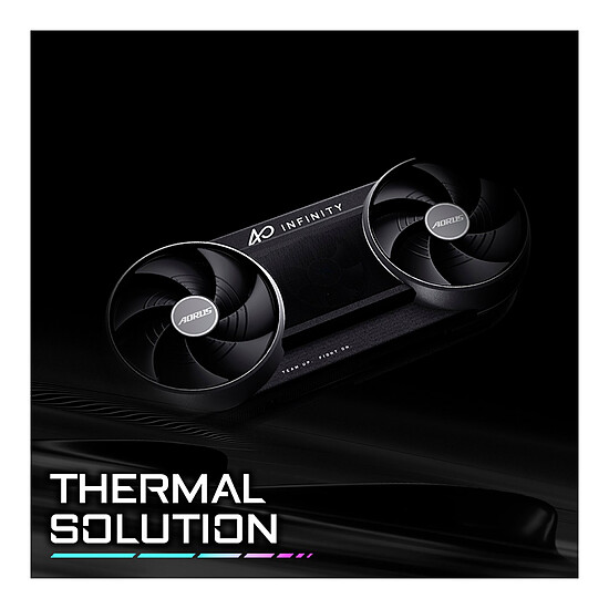 Carte graphique Gigabyte AORUS GeForce RTX 5070 Ti INFINITY 16G - Autre vue