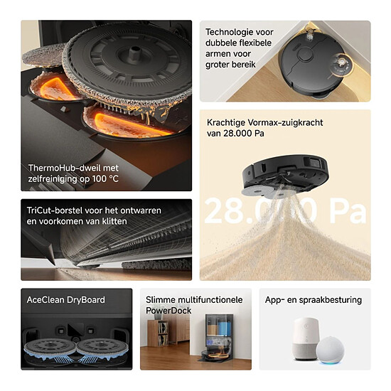 Robot et aspirateur Dreame L50 Ultra AE - Noir - Autre vue