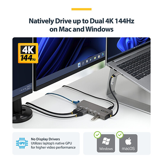 Adaptateur USB StarTech.com 174B-USB4-MULTIPORT - Autre vue