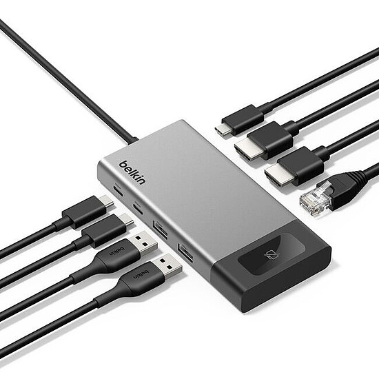 Station d'accueil PC portable Belkin Connect Station Accueil Universelle USB-C 8 Ports - Autre vue