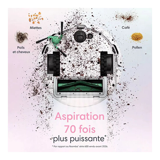Robot et aspirateur iRobot Roomba Mini - Blanc - Autre vue