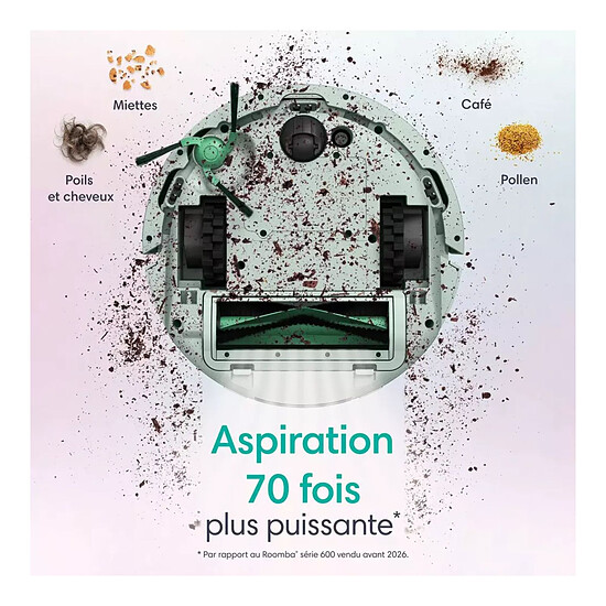Robot et aspirateur iRobot Roomba Mini - Menthe - Autre vue