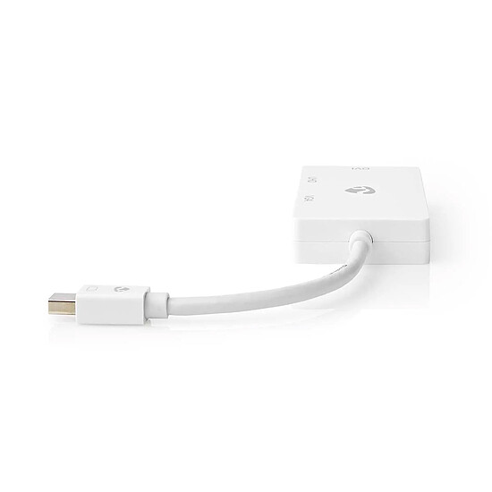 Adaptateur DisplayPort Nedis Adaptateur Mini-DisplayPort vers HDMI, DVI et VGA - 4K 60Hz - (Mâle/Femelle) - Autre vue