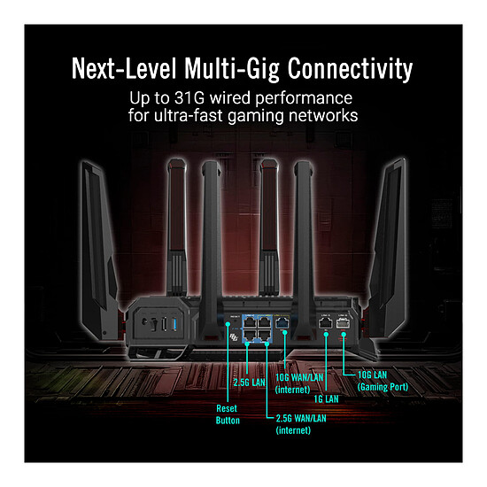 Routeur et modem Asus ROG Rapture GT-BN98 - Autre vue
