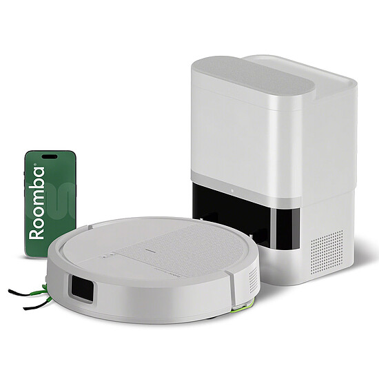 Robot et aspirateur iRobot Roomba 115 (Blanc) + Base AutoEmpty - Autre vue