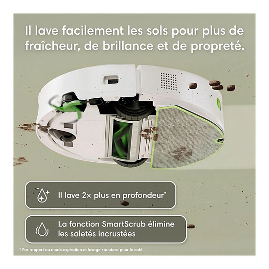 Robot et aspirateur iRobot Roomba 115 (Blanc) + Base AutoEmpty - Autre vue