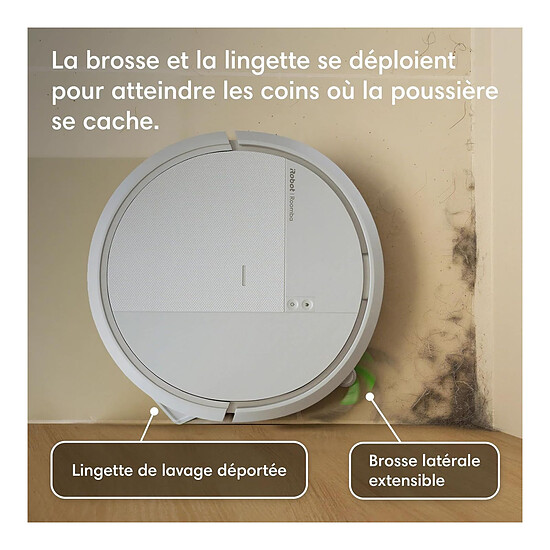 Robot et aspirateur iRobot Roomba 115 (Blanc) + Base AutoEmpty - Autre vue