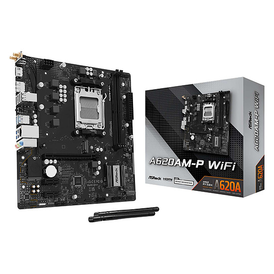 Carte mère ASRock A620AM-P WiFi - Autre vue