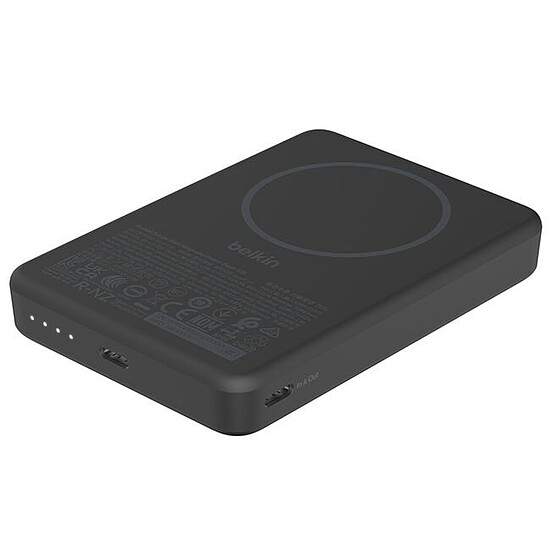 Batterie et powerbank Belkin BoostCharge Batterie Externe Magnétique 10K - Noir - Autre vue