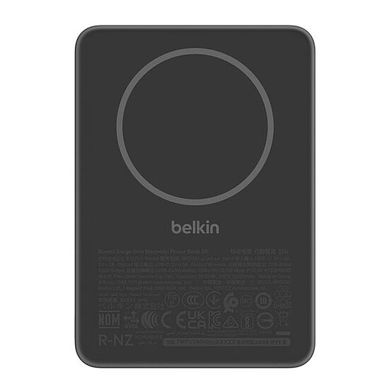 Batterie et powerbank Belkin BoostCharge Batterie Externe Magnétique 5K - Noir - Autre vue