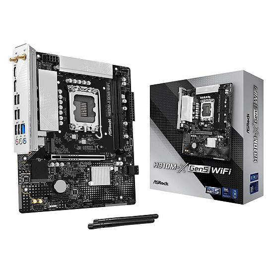 Carte mère ASRock H810M-X Gen5 WiFi - Autre vue