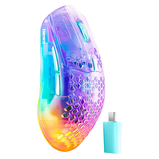 Souris PC SteelSeries Aerox 3 Wireless Gen.2 - Fortnite Edition - Autre vue