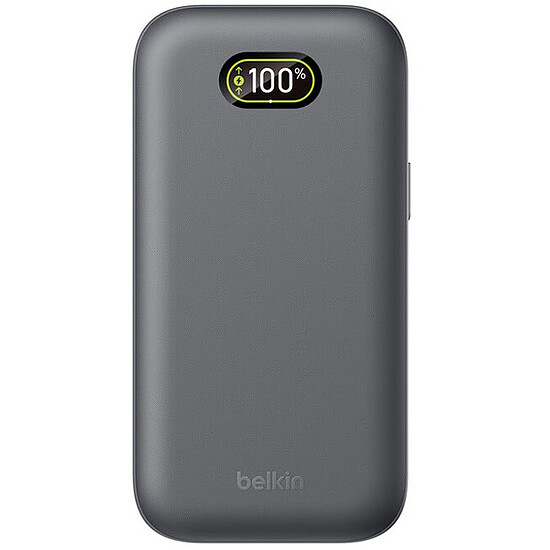 Batterie et powerbank Belkin Batterie de secours USB-C 27K en 240W pour PC avec cable USBC intégré - Gris Foncé - Autre vue