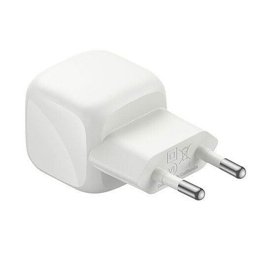 Chargeur Belkin BoostCharge Chargeur Secteur USB-C Compact 30W - Blanc - Autre vue