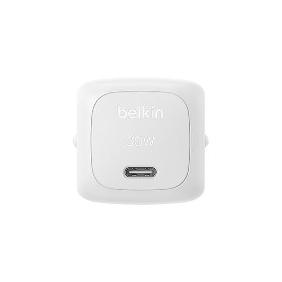 Chargeur Belkin BoostCharge Chargeur Secteur USB-C Compact 30W - Blanc - Autre vue