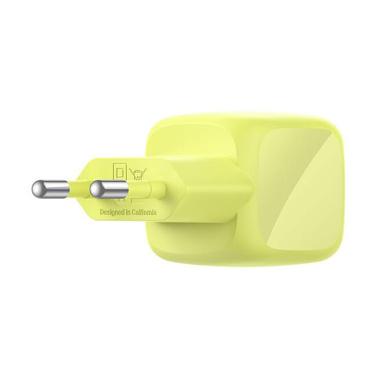 Chargeur Belkin BoostCharge Chargeur Secteur USB-C Compact 30W - Vert - Autre vue
