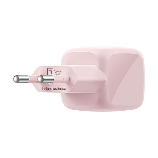 Chargeur Belkin BoostCharge Chargeur Secteur USB-C Compact 30W - Rose - Autre vue