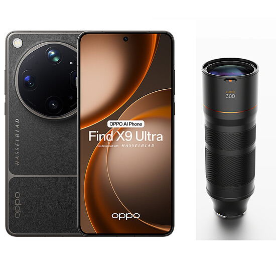 Smartphone OPPO FIND X9 Ultra 5G (Noir Toundra) + Kit Hasselblad Earth Explorer - 512 Go - 12 Go - Autre vue