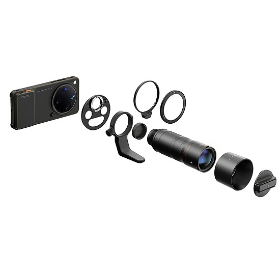 Smartphone OPPO FIND X9 Ultra 5G (Noir Toundra) + Kit Hasselblad Earth Explorer - 512 Go - 12 Go - Autre vue