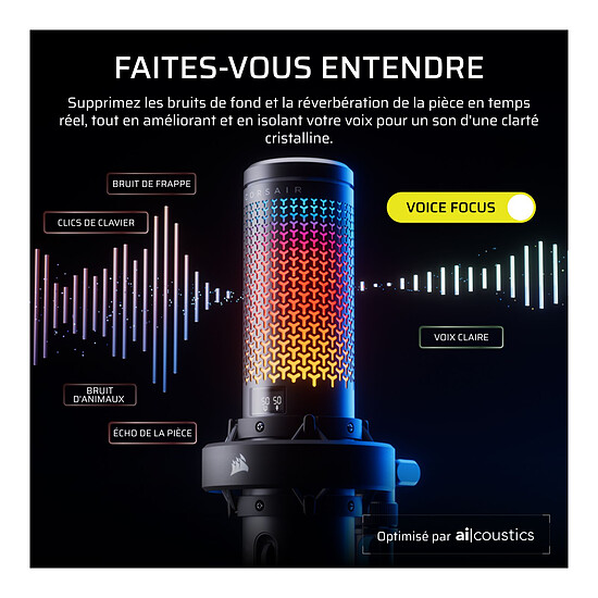 Microphone Corsair Voxara - Noir - Autre vue