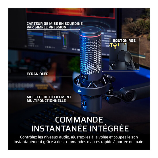 Microphone Corsair Voxara - Noir - Autre vue