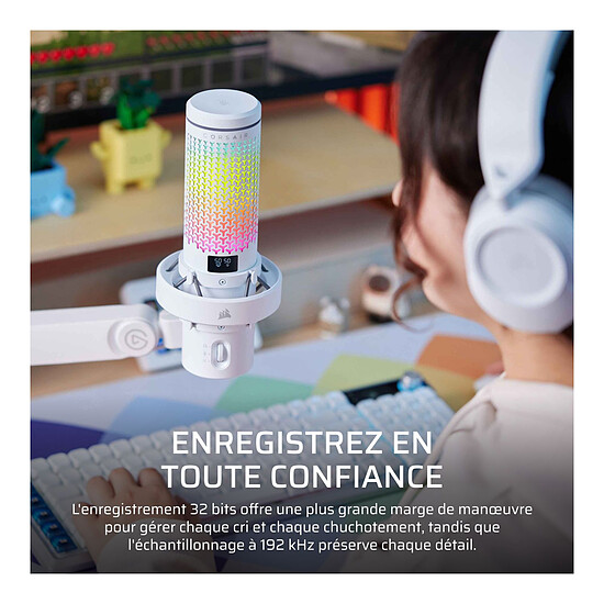 Microphone Corsair Voxara - Blanc - Autre vue