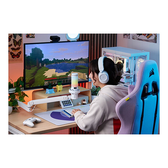 Microphone Corsair Voxara - Blanc - Autre vue