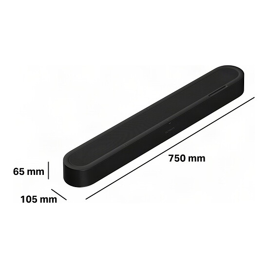 Barre de son SONOS Beam Ultra Noir - Autre vue