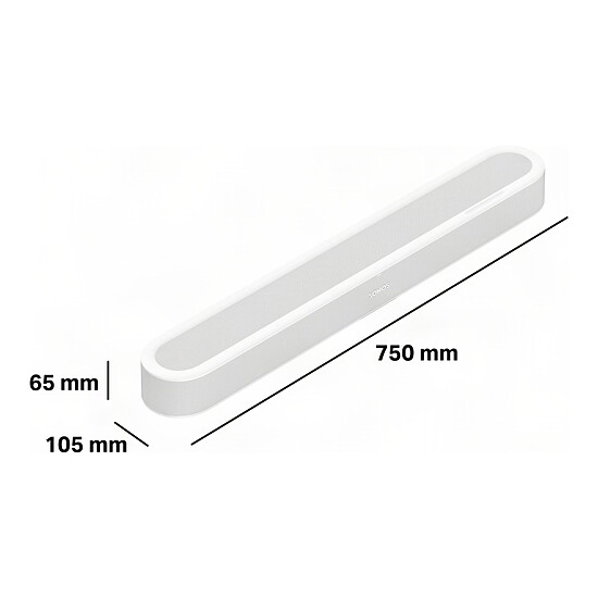 Barre de son SONOS Beam Ultra Blanc - Autre vue
