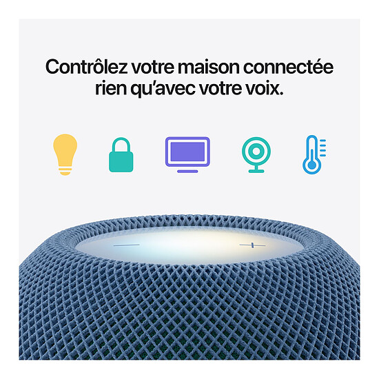 Enceinte sans fil Apple HomePod Mini 2 Blanc - Enceinte connectée  - Autre vue