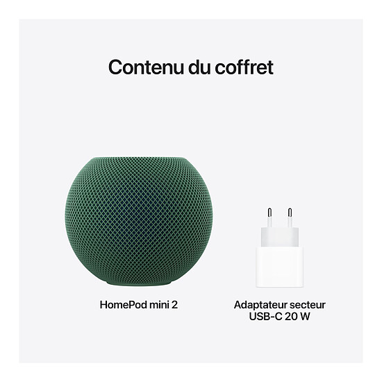 Enceinte sans fil Apple HomePod Mini 2 Vert - Enceinte connectée - Autre vue