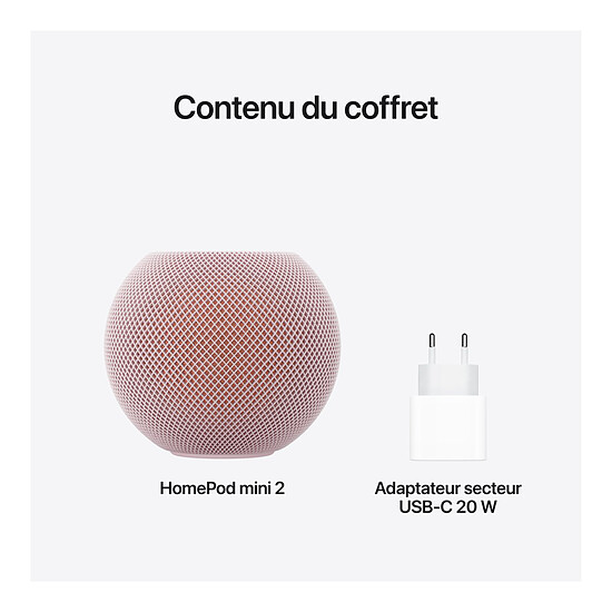 Enceinte sans fil Apple HomePod Mini 2 Rose - Enceinte connectée - Autre vue