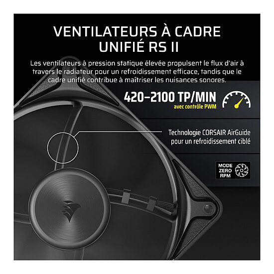 Watercooling AIO Corsair Nautilus II 360 RS LCD Noir - Autre vue