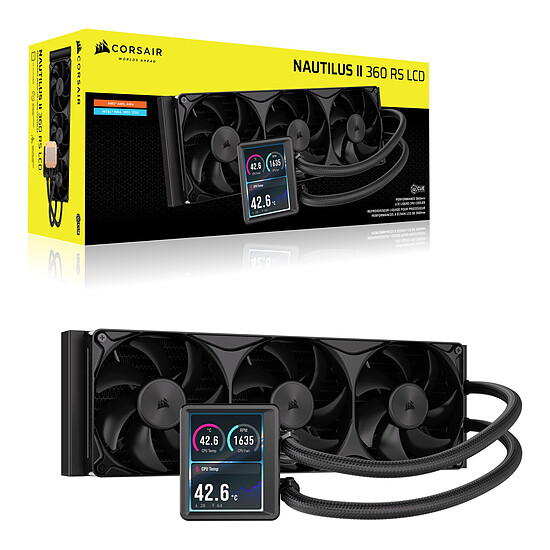 Watercooling AIO Corsair Nautilus II 360 RS LCD Noir - Autre vue