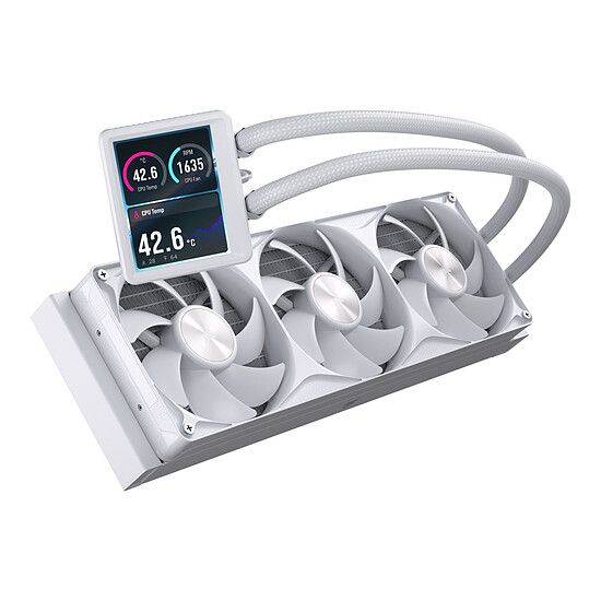 Watercooling AIO Corsair Nautilus II 360 RS LCD Blanc - Autre vue