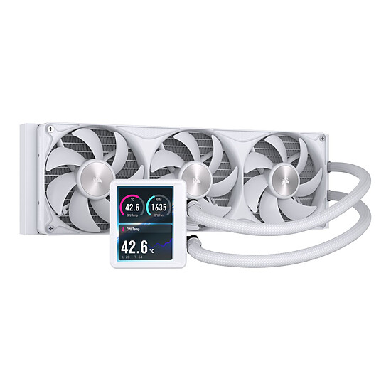 Watercooling AIO Corsair Nautilus II 360 RS LCD Blanc - Autre vue