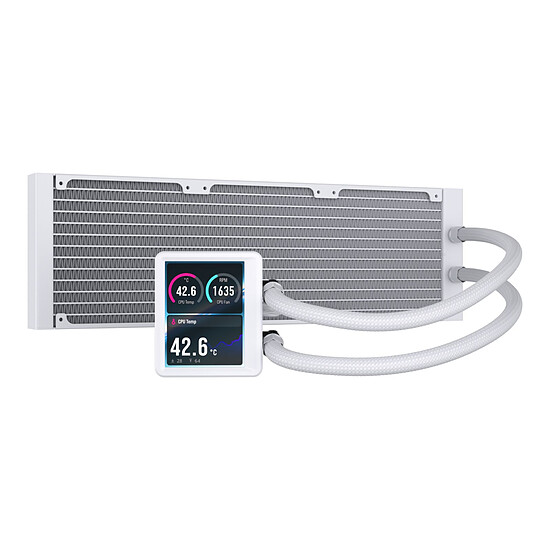 Watercooling AIO Corsair Nautilus II 360 RS LCD Blanc - Autre vue