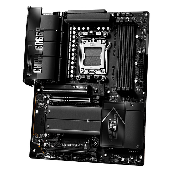 Carte mère ASRock X870E Challenger WiFi Noir - Autre vue