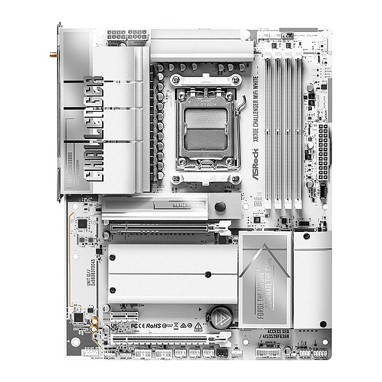 Carte mère ASRock X870E Challenger WiFi Blanc - Autre vue