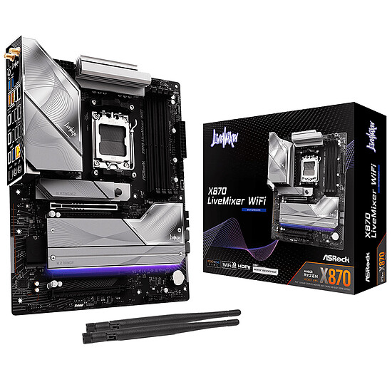 Carte mère ASRock X870 LiveMixer WiFi - Autre vue