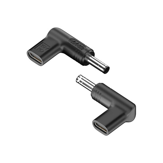 Chargeur PC portable INOVU - INART09 - Adaptateur de charge USB-C avec câble 100W - Jack 4.0 x 1.7mm - Autre vue